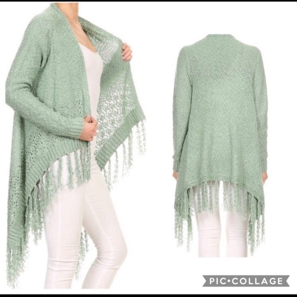 Perfect Ivory Wrap/Open Sweater - Picture 2 of 3